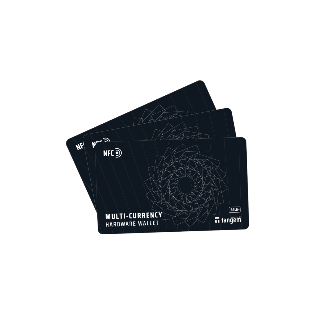 Tangem Wallet Card - Pack 3 Cards