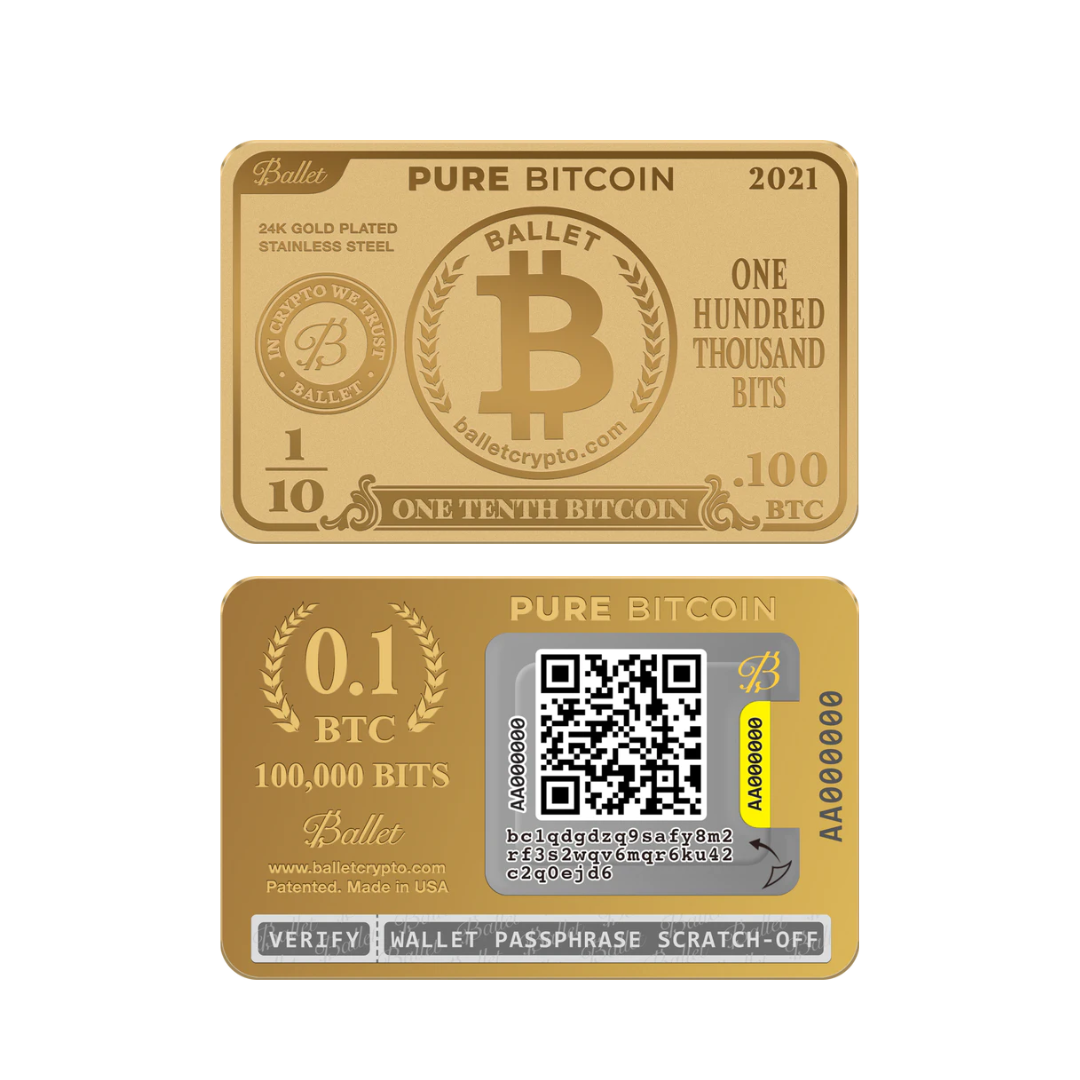 Ballet Pure Bitcoin Signature Set