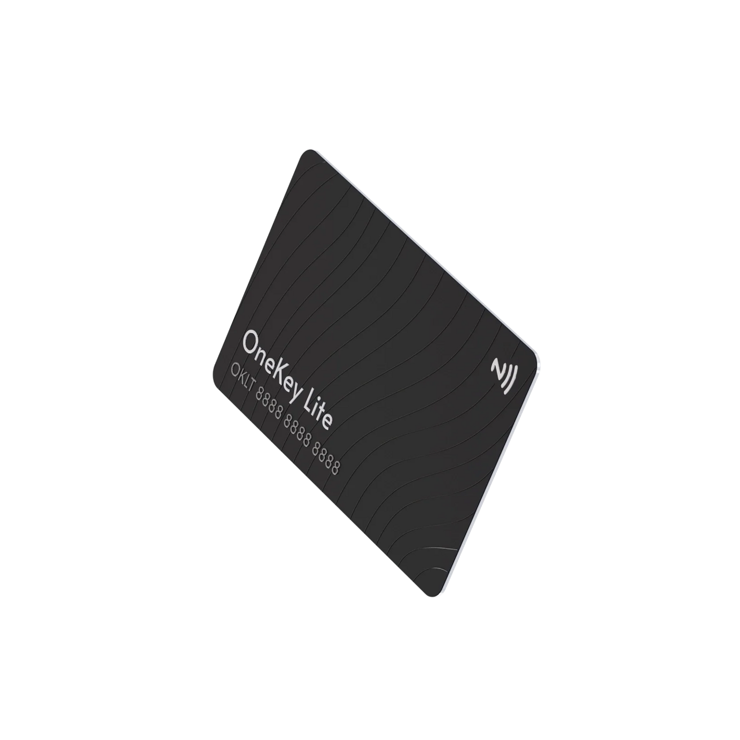 OneKey Lite Recovery Phrase Backup Card